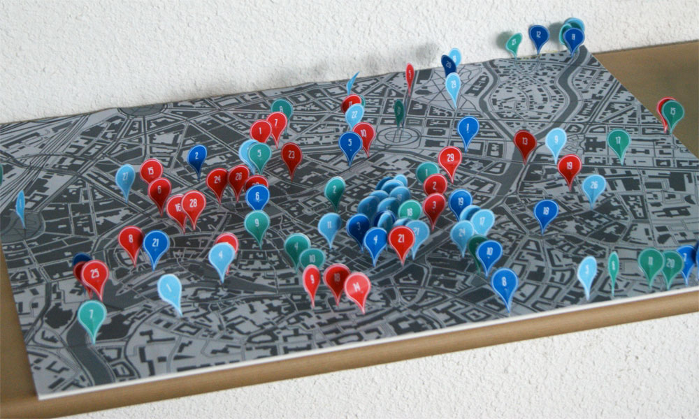 design graphique allez droit au detour